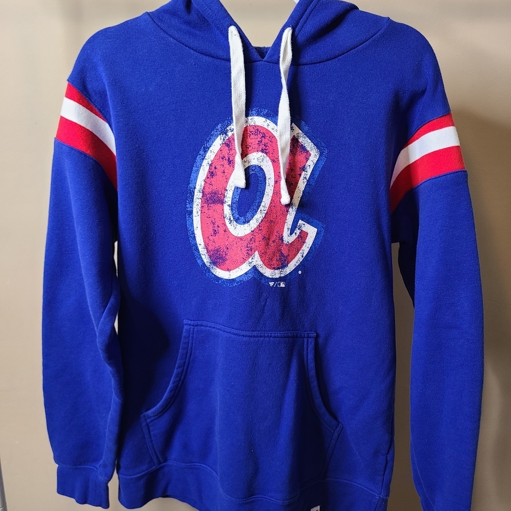 Blue and Red Men's Hoodie
